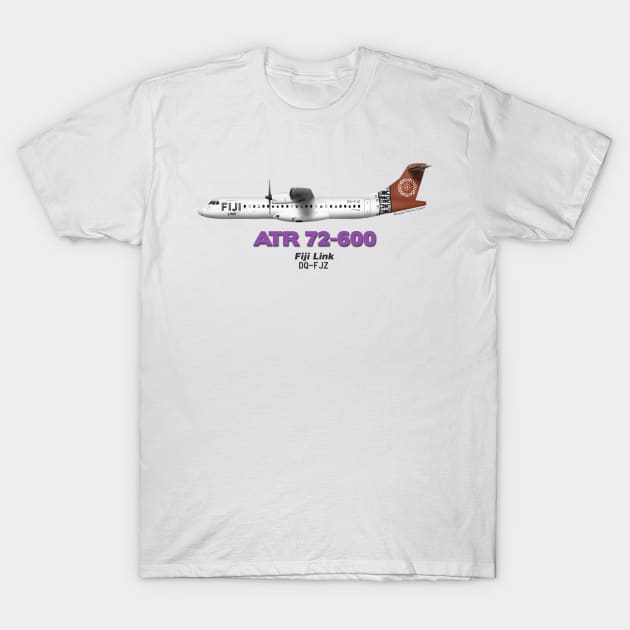 Avions de Transport Régional 72-600 - Fiji Link T-Shirt by TheArtofFlying